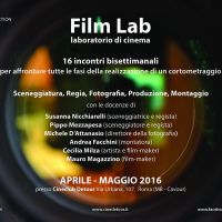 FILM LAB | aprile - maggio '16 | giovedì 24 marzo presentazione