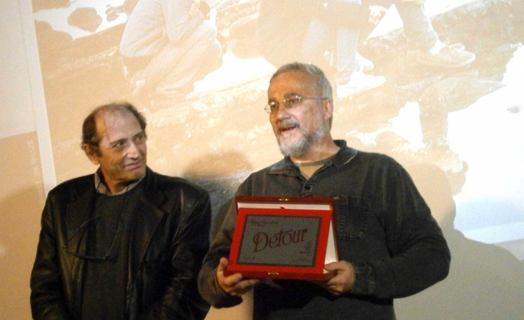 DOtR ff 2015 - President of the Jury Roberto Silvestri with Director Stefano Grossi, winner of 2015
